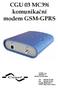 CGU 03 MC39i komunikační modem GSM-GPRS