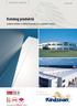 Izolační panely prosinec 2007. Katalog produktů. Izolační střešní a stěnové panely pro opláštění budov. Insurer Approved Systems Available