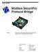 Modbus SecuriPro Protocol Bridge
