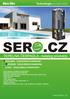 SERO.CZ. TEPELNÁ ČERPADLA - katalog produktů GROUND ENERGY - TEPELNÁ ČERPADLA SE ZDROJEM ZEMĚ W A. www.becc.cz