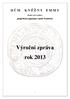 Výroční zpráva rok 2013