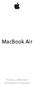 MacBook Air. Příručka s důležitými informacemi k produktu