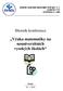 Výuka matematiky na neuniverzitních vysokých školách
