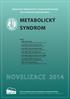 Doporučené diagnostické a terapeutické postupy pro všeobecné praktické lékaře METABOLICKÝ SYNDROM