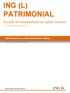 ING (L) PATRIMONIAL. Société d'investissement à Capital Variable. Výroční zpráva a auditované finanční výkazy. R.C.S. Luxembourg N B 24 401