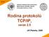 Rodina protokolů TCP/IP, verze 2.5
