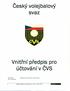 Český volejbalový svaz. Vnitřní předpis pro .,.,., ůčtování. v CVS. Schváleno: Správní radou ČVS dne 19.01.2011 Číslo směrnice: