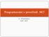 Programování v prostředí.net ASP.NET