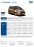 Ambiente Edition Ford B-MAX Ambiente s klimatizací za poloviční cenu - zvýhodnění 12 500 Kč
