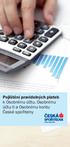 Pojištění pravidelných plateb k Osobnímu účtu, Osobnímu účtu II a Osobnímu kontu České spořitelny