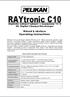 RAYtronic C10. Návod k obsluze Operating Instructions
