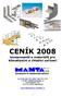 CENÍK 2008. komponentů a materiálů pro klimatizační a chladicí zařízení