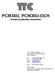 PCM30U, PCM30U-OCH Kanálové jednotky standardní