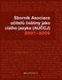 Sborník Asociace učitelů češtiny jako cizího jazyka (AUČCJ) 2010