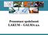 Prezentace společnosti LAKUM GALMA a.s.