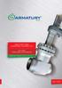 ARMATURY PRO JADERNOU ENERGETIKU VALVES FOR NUCLEAR POWER PRODUKTOVÝ KATALOG / PRODUCT CATALOGUE CZ / EN