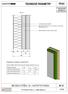 TP101 TECHNICKÉ PARAMETRY M 1:5 OBVODOVÁ STĚNA 124 - KONTAKTNÍ FASÁDA M 1:5 STAVEBNĚ FYZIKÁLNÍ VLASTNOSTI