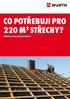 Co potřebuji pro 220 m 2 střechy? Příručka pro montáž střechy