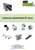 KATALOG KOMPONENTŮ 2014