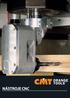 Nástroje pro CNC obrábění