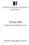 Termíny 2006. Konference, skupiny návštěvníků, síť a PR