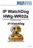 IP WatchDog HWg-WR02a Dvojitý monitor ethernetových a sériových zařízení s funkcí automatického resetu
