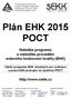 Plán EHK 2015 POCT. Nabídka programů a metodika provádění externího hodnocení kvality (EHK)