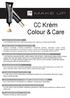 CC Krém Colour & Care