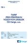 TARIF PRO PŘEPRAVU VOZOVÝCH ZÁSILEK ČD Cargo, a.s.