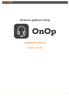 Webová aplikace OnOp. z pohledu klienta verze 1.0.11