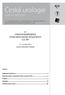 Česká urologie. 2011 ročník/volume 15 Supplementum 2 říjen/october 2011. 57. výroční konference České urologické společnosti. 12. 14.