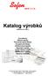Katalog výrobků Platnost od 1.5.2013