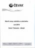 CEVAK. Návrh ceny vodného a stočného. rok 2016. Dolní Třebonín - Záluží