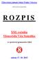 Tělocvičná jednota Sokol Praha Vršovice. oddíl sportovní gymnastiky R O ZPIS. XXI. ročníku Memoriálu Víta Somolíka. ve sportovní gymnastice žáků