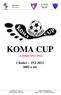 KOMA CUP I. ročník (2011/2012)