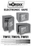 ELECTRONIC SAFE TW17, TW25, TW51