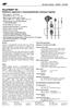 FlexiTEMP 60 Pláš ové odporové a termoelektrické snímače teploty