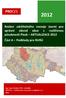 Rozbor udržitelného rozvoje území pro správní obvod obce s rozšířenou působností Písek AKTUALIZACE 2012 Část A Podklady pro RURÚ