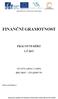FINANČNÍ GRAMOTNOST PRACOVNÍ SEŠIT 1.ČÁST CZ.1.07/1.2.00/14. 1.2/0052 BEZ OBAV ZVLÁDNU TO