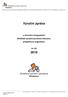 Výroční zpráva. o činnosti a hospodaření Střediska sociální prevence Olomouc, příspěvkové organizace, za rok. Výroční zpráva 2010 Strana 1
