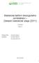 Statistická šetření ekologického zemědělství Základní statistické údaje (2011)