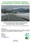 Použití chemických posypových materiálů při zimní údržbě silnic I/4 a I/39 v NP a CHKO Šumava