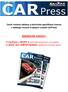Ceník vložené reklamy a technická specifikace inzerce v katalogu nových a ojetých vozidel CarPress