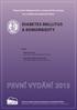 Doporučené diagnostické a terapeutické postupy pro všeobecné praktické lékaře DIABETES MELLITUS A KOMORBIDITY