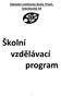 Základní umělecká škola, Plzeň, Sokolovská 54. Školní vzdělávací program