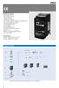 Konfigurace systému. Charakteristiky t ída 200 V jednofázová 0,2 až 2,2kW t ída 400 V t ífázová 0,4 až 7,5kW JX 1