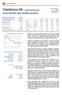 INVESTIČNÍ DOPORUČENÍ: DRŽET 12-MĚSÍČNÍ CÍLOVÁ CENA: 311 CZK 2013 2014 2015 2016