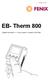 N538/R02 (20.05.14) EB- Therm 800. Digitální termostat 4 v 1 s fuzzy logikou k montáži na DIN lištu