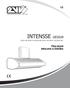 INTENSSE DESIGN VDI-B-10E, VDI-B-15E, VDI-B-20E, VDI-B-10V, VDI-B-15V, VDI-B-20V. Plný návod OBSLUHA A ÚDRŽBA