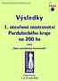 Výsledky. 1. otevřené mistrovství Pardubického kraje na 200 hs. alias Open pardubická dvoustovka. Pardubický krajský kuželkářský svaz